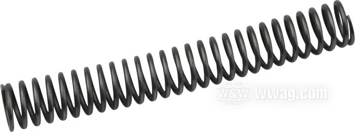 Spring; for relief valve; fits Big Twin late 1954-1972; spring steel; length: 60 mm; replaces OEM HD 26374-54; gross weight: 1 g