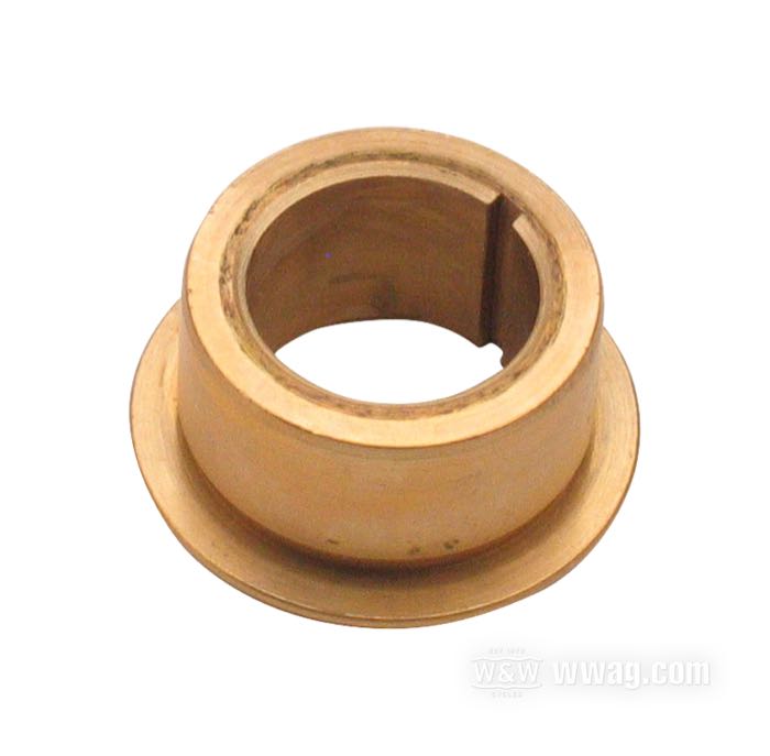 Bague; pour axe pignon génératrice; adaptable à Sportster 1957- early 1984; bronze rouge; Ø 0.815”; remplace OEM HD 25597-57; poids brut: 20 g