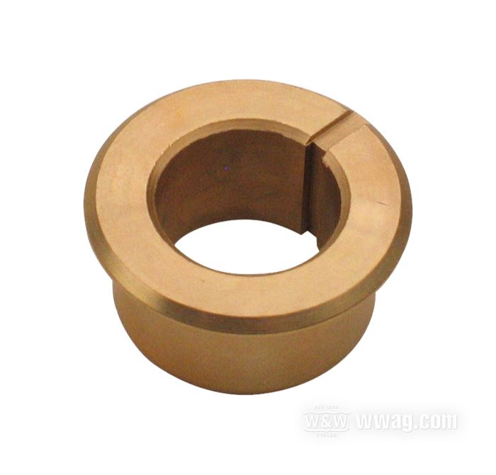 Bague; pour axe pignon génératrice; adaptable à Sportster 1957- early 1984; bronze rouge; Ø 0.815”; remplace OEM HD 25597-57; poids brut: 20 g