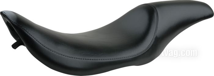 Asiento biplaza »Silhouette« de Le Pera; apropiado para Road King 2002-2007; piel sintética, negro, liso; largo x ancho: 84 x 31 cm; EE. UU.; peso bruto: 4.3 kg