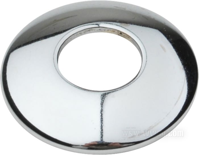 Arandela platillo; acero, cromado; Ø 1-1/4”; Ø int.: 1/2 ”; reemplaza OEM HD 54545-65; peso bruto: 10 g