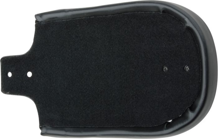 Pouf »Silhouette« de Le Pera; pour Silhouette Solo; adaptable à FXDWG 1993-1995; simili cuir, noir, hauteur avant: 8 cm / hauteur arrièrer: 5 cm; longueur x largeur: 29 x 18 cm; USA; poids brut: 1.1 kg