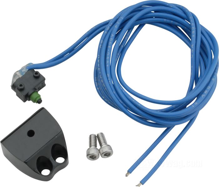 Stoplight switch by Performance Machine; for Brake master cylinder; for PM Contour handlebar controls; aluminum, black, anodised; gross weight: 100 g