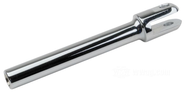 Forcella asta; per Asta freno; atto per Big Twin 1930-1957 e modelli W 1937-1952; posteriore sinistra; acciaio, cromato; lunghezza: 11.5 cm; rimpiazza OEM HD 42273-30; peso lordo: 80 g