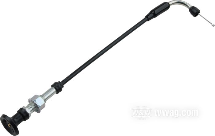 Cavo starter; per carburatori Mikuni HSR 42 e 45; completo; acciaio / gomma; peso lordo: 90 g