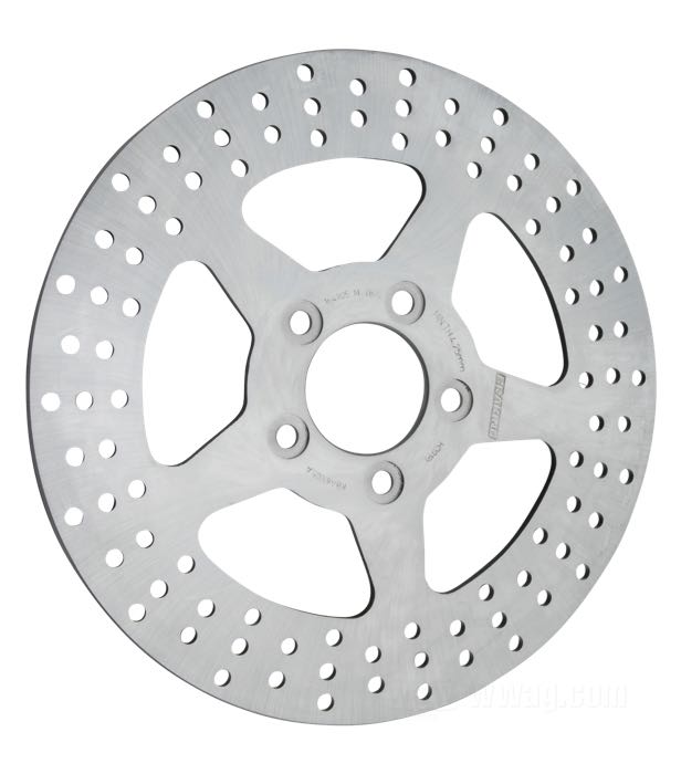 Bremsscheibe »5 Spoke Solid« von Braking; passend für Räder 2000→; Carbonstahl, geschliffen; Ø 11.5”; Montageposition: hinten; Montagebohrungen: 3/8