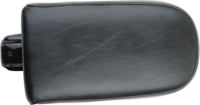 Pouf »Silhouette« de Le Pera; pour Silhouette Solo; adaptable à FXDWG 1996-2003; simili cuir, noir, hauteur avant: 6 cm / hauteur arrièrer: 5 cm; longueur x largeur: 32 x 17 cm; USA; poids brut: 1.2 kg