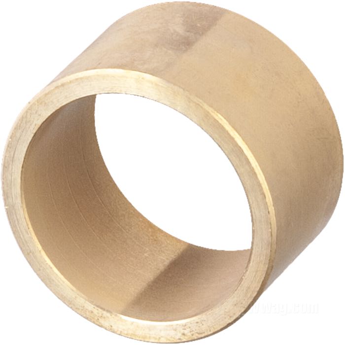 Boccola di Colony; per Gruppo sospensione sella; atto per 750 e monocilindriche 1929→ e VL del 1930-1936; bronzo, DI 27 mm; lunghezza: 19.1 mm; Ø 32.6 mm; Ø interno: 27.1 mm; rimpiazza OEM HD 3113-29 e 47581-29; U.S.A.; peso lordo: 50 g