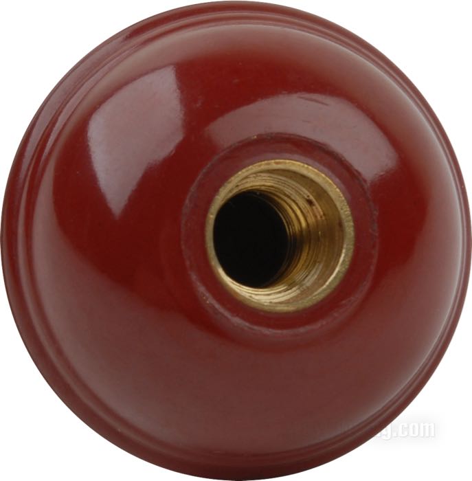 Shifter knob »Saturn«; plastic, red; thread: 3/8”-24; replaces OEM HD 33745-31; gross weight: 40 g