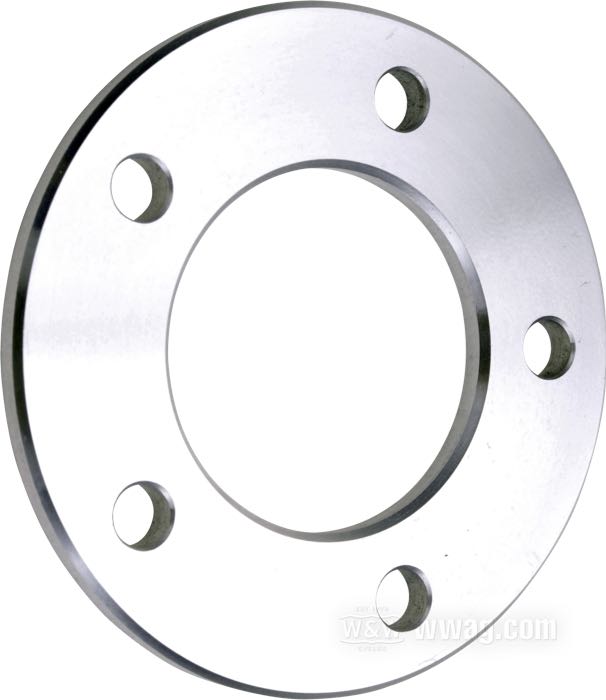 Flansch-Versatzscheibe von CPV; für Bremsscheibe; passend für Modelle 2000→; Billet-Aluminium; Ø Zentrierbund: 56 mm; Außen-Ø: 108 mm; Versatz: 1/4 ”; max. Ø der Montageschrauben: 3/8”; Bruttogewicht: 130 g