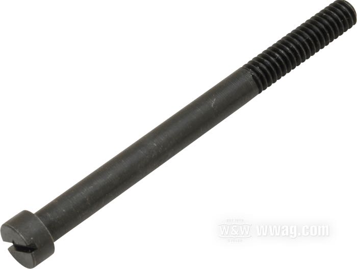 Bolt; for Breaker drive gear stud; fits Big Twin OHV 1936-1958; steel; slotted; thread: 1/4”-20; replaces OEM HD 25859-36; gross weight: 30 g