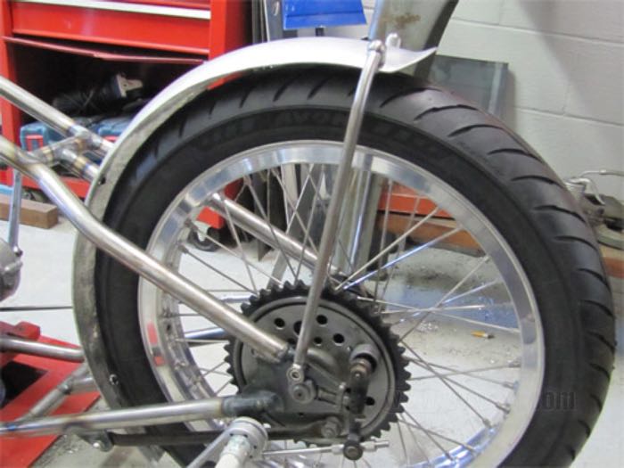 Fender struts »DIY« by Lowbrow Customs; steel, bare; USA; gross weight: 1.2 kg