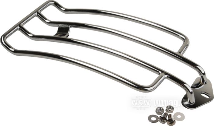 Gepäckträger »Solo«; passend für FXDB 2006→, FXDWG 2009→; Stahl, verchromt; Breite: 157 mm; Abstand der Montagebohrungen: 27 cm; Bruttogewicht: 1.1 kg