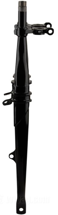 Fourche rigide »inline«; pour Fourche Springer ; adaptable à Big Twin 1941-1945; acier, noir, finition époxy; remplace OEM HD 45525-36; poids brut: 8 kg