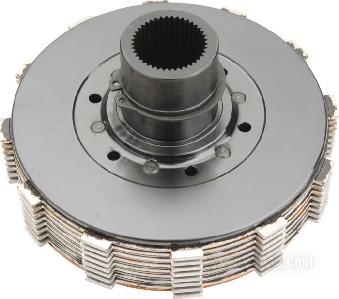 Clutch kit »Scorpion« by Barnett; fits Sportster late 1984-1990 (4-speed); steel / aluminum; pre-installed springs: 6 x 66 lbs@3/4“; USA; gross weight: 3.45 kg