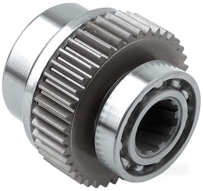 Starterkupplung von Spyke; für OEM und 1.4 kW Spyke-Starter; passend für Big Twin 1991-2006 (außer Dyna 06), XL 1991-2003, Buell 1995-2003; Stahl; Bruttogewicht: 440 g