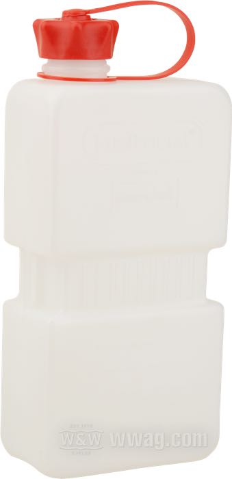 Jerrycan de hünersdorff; polyéthylène, transparent; L x H x P: 125 x 235 x 65 mm; volume: 1.5 l; homologué NU; Allemagne; poids brut: 310 g