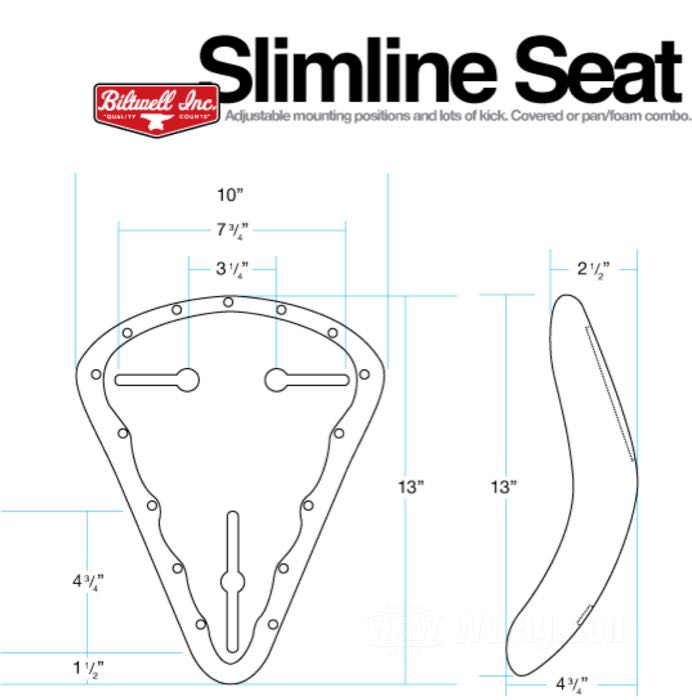 Biltwell Slimline Solo Seats