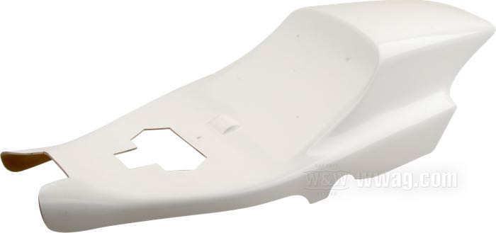 Kit guardabarro »XR Dirt Track« de Storz; apropiado para Sportster 2004-2020; para depósito Storz; fibra de vidrio; largo x ancho: 79 x 31.5 cm; con almohadilla del asiento Saddlemen; peso bruto: 2.81 kg