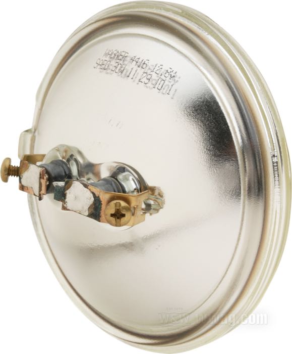 Spotlight insert; Sealed Beam; steel / glass, clear; Ø 4-1/2”; bulb type: not replaceable; 12 V; 30 W; without position light function; replaces OEM HD 68674-69; gross weight: 220 g