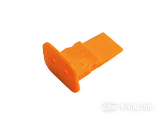 Frein de cosse femelle »DT« de Deutsch; pour Cosse femelle; 2 voies; polyamide; pour fils de: ~ 0.5 - 2.5 mm² (AWG 20-14); remplace OEM HD 72152-94; poids brut: 10 g
