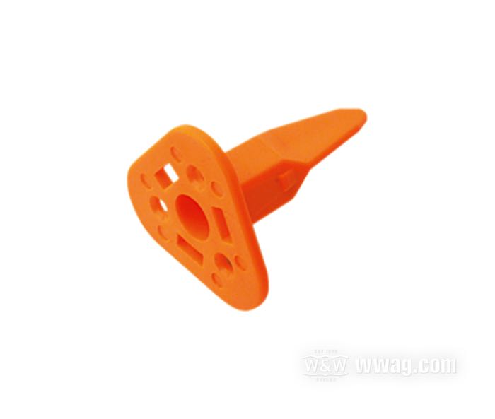 Frein de cosse femelle »DT« de Deutsch; pour Cosse femelle; 3 voies; polyamide; pour fils de: ~ 0.5 - 2.5 mm² (AWG 20-14); remplace OEM HD 72153-94; USA; poids brut: 10 g