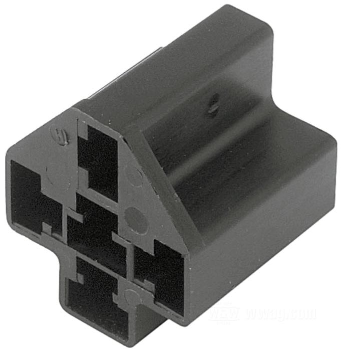 Scatola per boccole »OEM«; per Relè; plastica, nero; rimpiazza OEM HD 72046-79; U.S.A.; peso lordo: 10 g