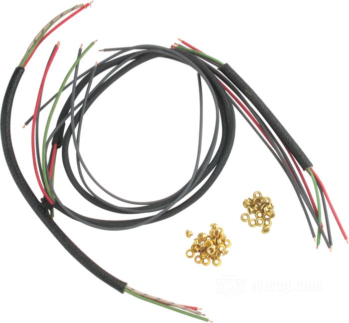 Wiring harness by Competition Distributing; fits J models 1916-1928; copper / cotton / PVC; USA; gross weight: 240 g