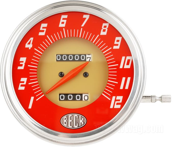 Beck Style Fat Bob Speedometer