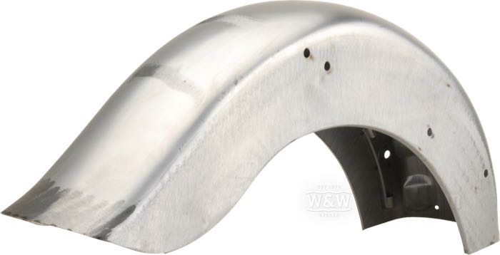 Parafango posteriore; atto per Heritage Softail 1986-1997; acciaio, naturale, con fori di montaggio; peso lordo: 3.05 kg