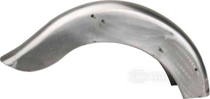 Parafango posteriore; atto per Heritage Softail 1986-1997; acciaio, naturale, con fori di montaggio; peso lordo: 3.05 kg