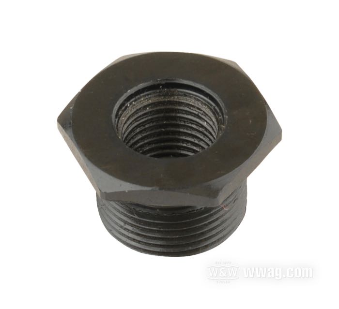 Racor de tubo de aceite; para Depósito de aceite; apropiado para Big Twin 1937; acero, negro, cincado; rosca: 1/2”-20; reemplaza OEM HD 3504-37; peso bruto: 20 g