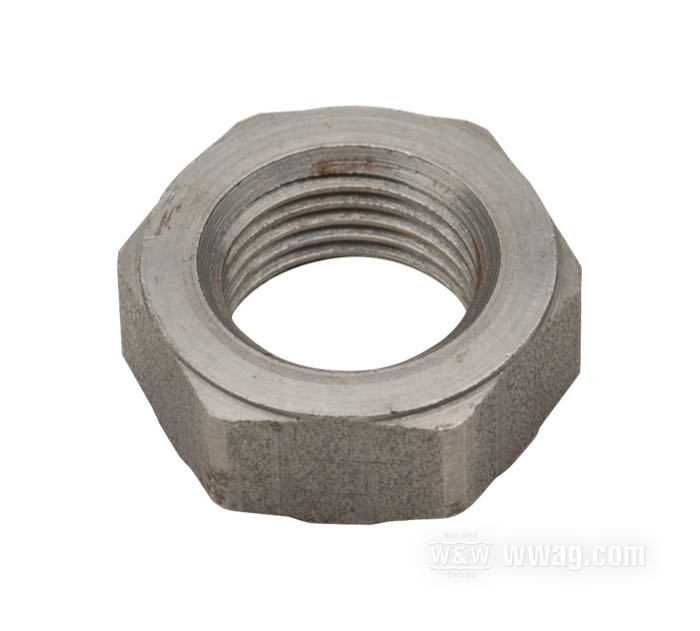 Écrou; pour Pignon distribution; adaptable à Sportster 1991-2020, Big Twin 1993-1999; acier; filetage: 5/8”-24 LH; remplace OEM HD 7916A; USA; poids brut: 20 g