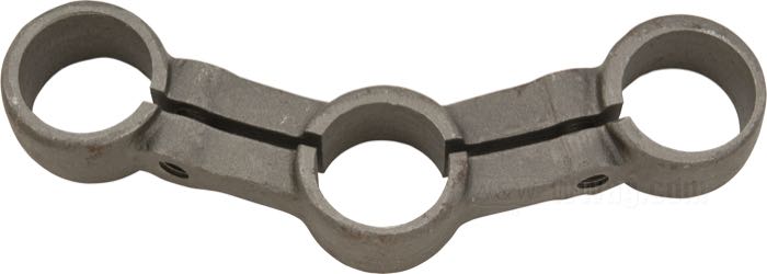 Fork clamp »IOE«; fits IOE models 1916-1928; steel, parkerized; replaces OEM HD 2653-16; gross weight: 267 g