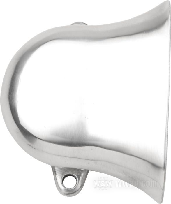 Prise d’air »Bell« de Hammer Sycle; alu coulé, poli; L x H x P: 106 x 88 x 56 mm; Ø 54 mm; Japon; poids brut: 256 g