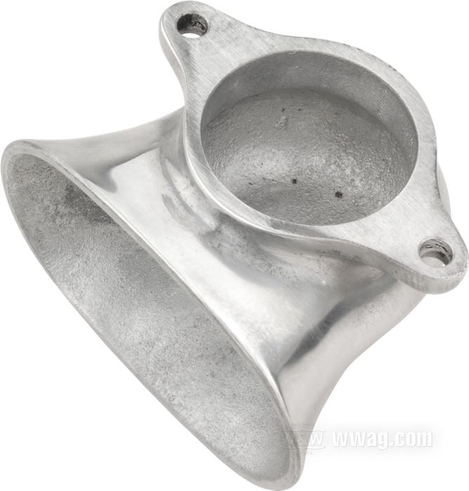 Prise d’air »Bell« de Hammer Sycle; alu coulé, poli; L x H x P: 106 x 88 x 56 mm; Ø 54 mm; Japon; poids brut: 256 g
