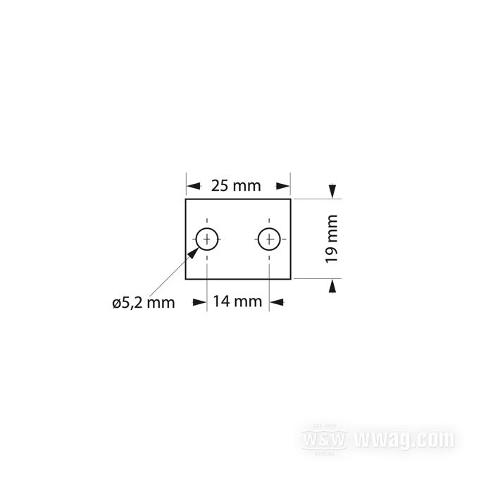 Rücklicht »Bates Style«; Stahl, schwarz, mit roter Linse; Ø 58 mm; Glühlampen-Typ: LED; 12 V; mit LED Leuchtmittel; mit verstellbarem Halter; mit Bremslicht; ohne Kennzeichenbeleuchtung; Montagefläche: plan; E4 geprüft; Bruttogewicht: 140 g