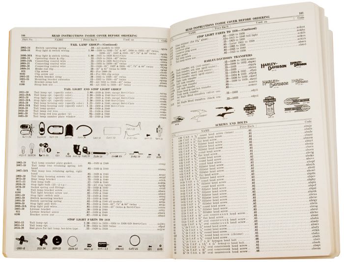 Catalogue de pièces détachées »4-Digit«; adaptable à modèles 1930-1940; papier; largeur x hauteur: 18.5 x 25.5 cm; noir et blanc; 149 pages; anglais; poids brut: 380 g
