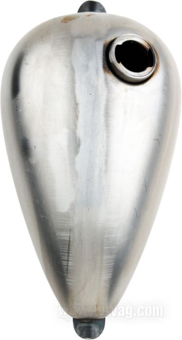 Depósito de gasolina »Teardrop«; acero; volumen: 8.3 l; tapón necesario: cierre de bayoneta 1955-1982; tapón necesario: 1 x ventilado; grifo de gasolina necesario: 3/8” NPT y 1/4” NPT; peso bruto: 3.68 kg
