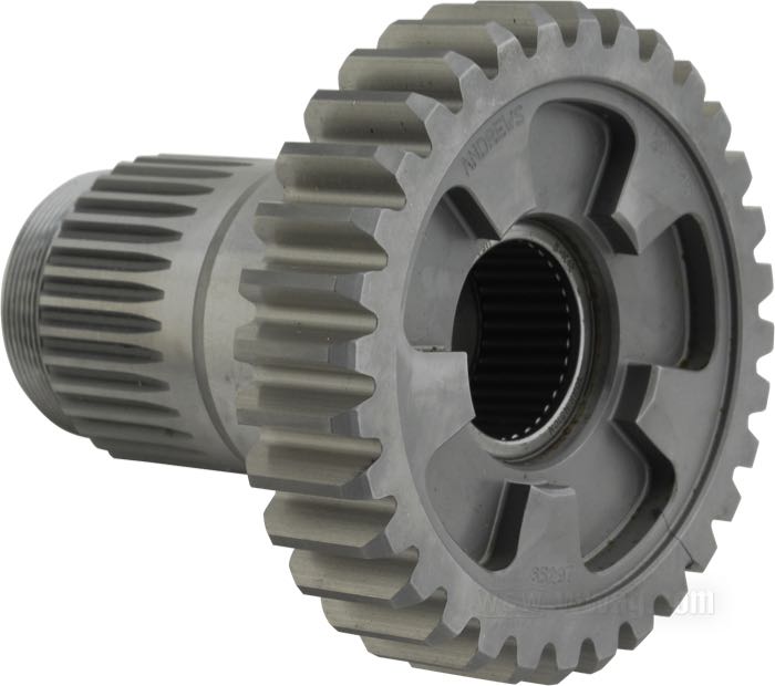 Zahnrad direkter Gang von Andrews; passend für Big Twin 1985-1990; Stahl; Anzahl der Zähne: 32; ersetzt OEM HD 35029-85A; Bruttogewicht: 1.08 kg