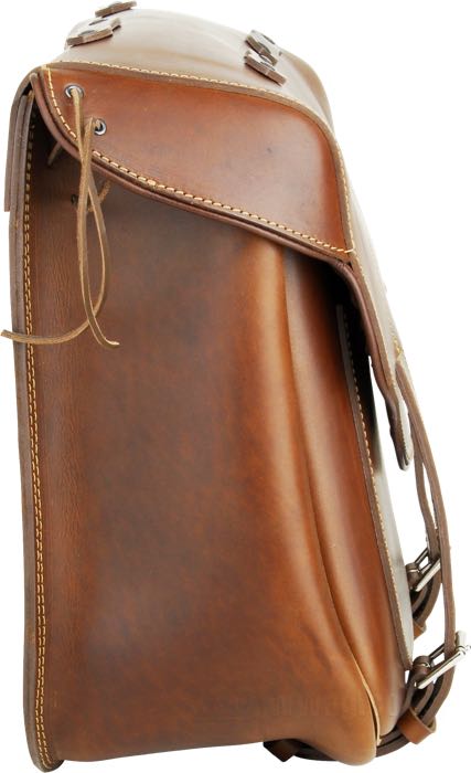 Borsa »Bamse« di Lejonkulan; vacchetta, marrone, a dorso piatto; L x A x P: 43 x 39 x 21 cm; volume: 30 l; Svezia; peso lordo: 4.47 kg
