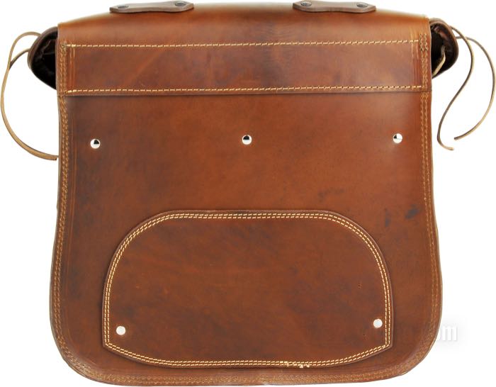 Borsa »Bamse« di Lejonkulan; vacchetta, marrone, a dorso piatto; L x A x P: 43 x 39 x 21 cm; volume: 30 l; Svezia; peso lordo: 4.47 kg