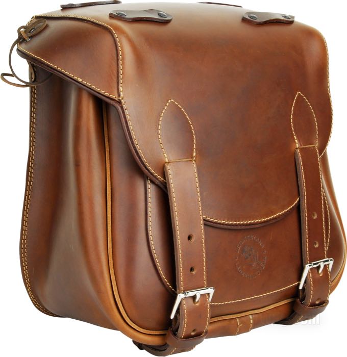 Borsa »Duke« di Lejonkulan; vacchetta, marrone, a dorso piatto; L x A x P: 38 x 37 x 21 cm; volume: 24 l; Svezia; peso lordo: 3.86 kg