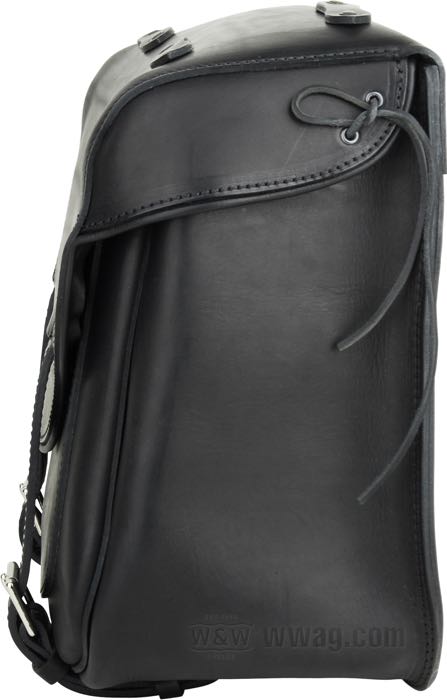 Borsa »Duke« di Lejonkulan; vacchetta, nero, a dorso costruito; L x A x P: 38 x 37 x 21 cm; volume: 24 l; Svezia; peso lordo: 3.75 kg