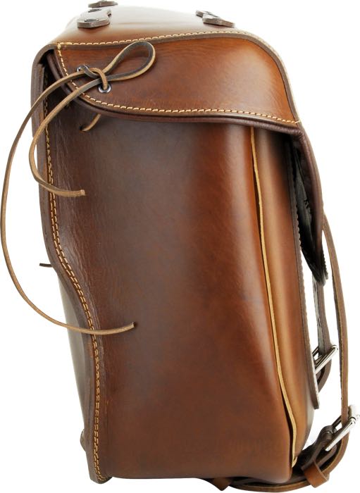 Borsa »Duke« di Lejonkulan; vacchetta, marrone, a dorso costruito; L x A x P: 38 x 37 x 21 cm; volume: 24 l; Svezia; peso lordo: 3.84 kg