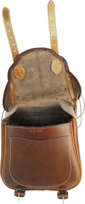 Borsa »Duke« di Lejonkulan; vacchetta, marrone, a dorso costruito; L x A x P: 38 x 37 x 21 cm; volume: 24 l; Svezia; peso lordo: 3.84 kg