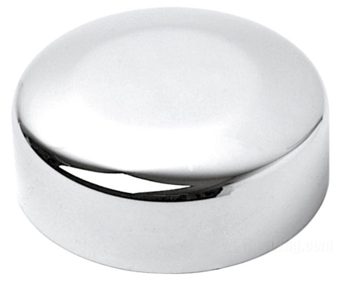 Tapa; para la tuerca de dirección; apropiado para FL(H), FXWG, FXST 1977→; acero, cromado; alto: 19 mm; Ø 54 mm; reemplaza OEM HD 45670-80A; EE. UU.; peso bruto: 50 g