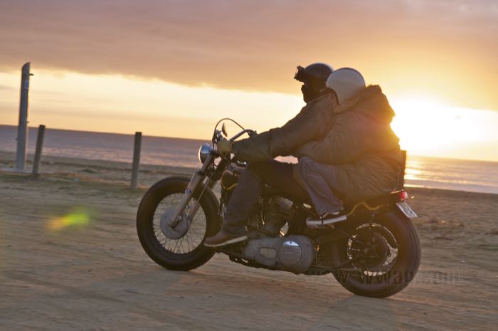 Parafango posteriore »50s Fat Bob«; atto per Big Twin; catena a sinistra; acciaio, naturale; peso lordo: 2.7 kg