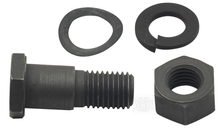 Schraube von Colony; für Schaltgestänge; passend für Modelle 1936-1954 mit Handschaltung und 1951-1964 mit Fußschaltung; Stahl, parkerisiert; ersetzt OEM HD 33879-36; USA; Bruttogewicht: 30 g