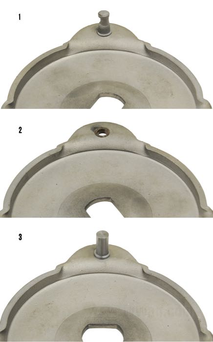 Perno di The Cyclery; per spingidischi frizione; atto per modelli IOE 1915-1928; acciaio, parkerizzato; Ø 1/4”; Germania; peso lordo: 4 g